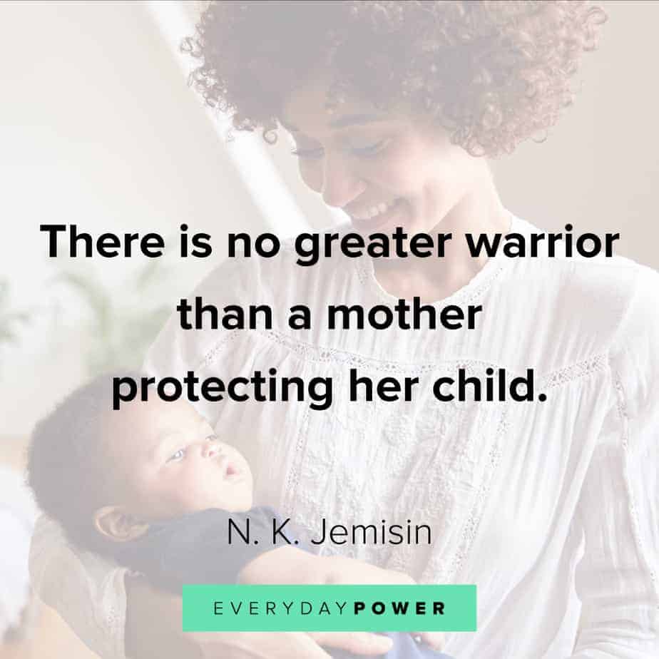 warrior quotes about mother and child