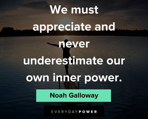 gym quotes about appreciate and never underestimate our own inner power
