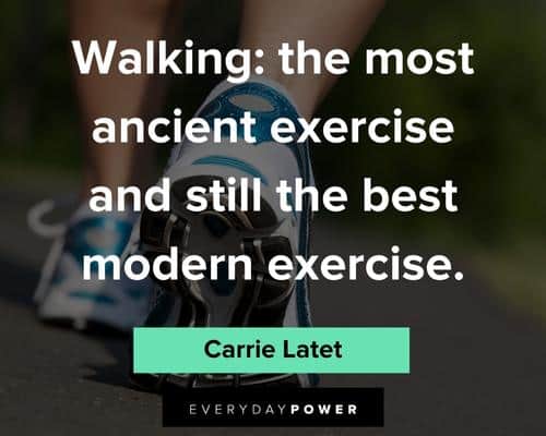 gym quotes about walking