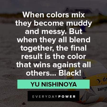 Haikyuu quotes about colors