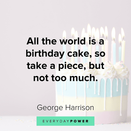 Happy Birthday Quotes about cake