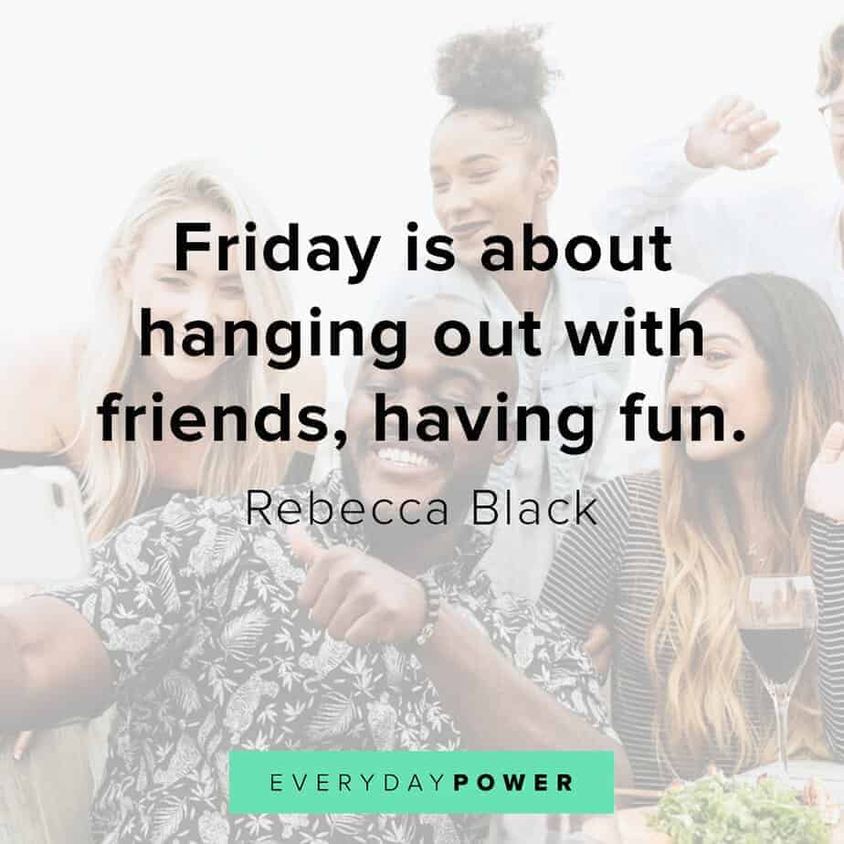 happy friday quotes on having friends