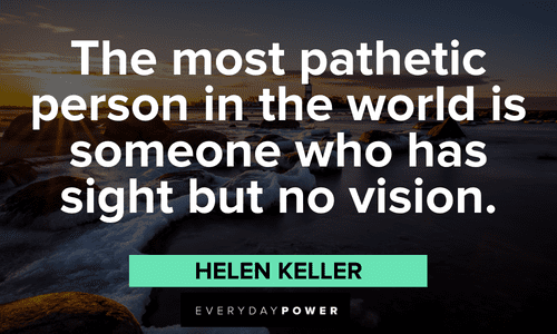 Helen Keller quotes about vision