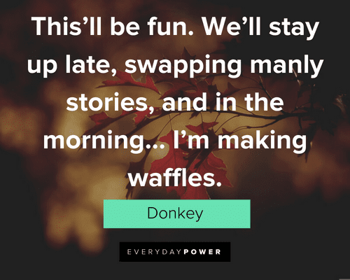 Shrek Quotes About Waffles