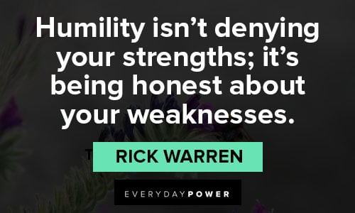 humble quotes about weaknesses