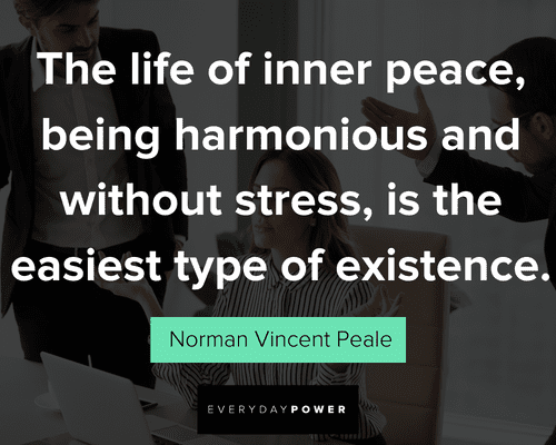 peace quotes about life inner peace