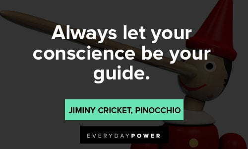 Inspirational Disney Quotes About Conscience