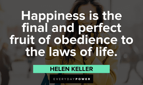 Helen Keller quotes about happiness