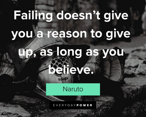 Naruto Quotes About Believing in Yourself