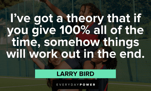Sports Quotes about giving your all