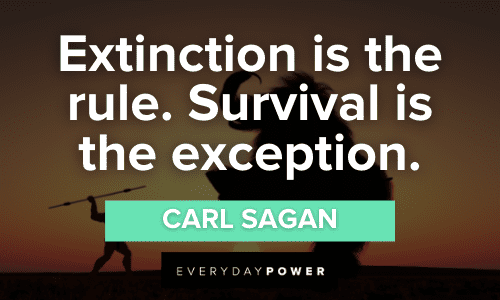 extinction and Survival Quotes