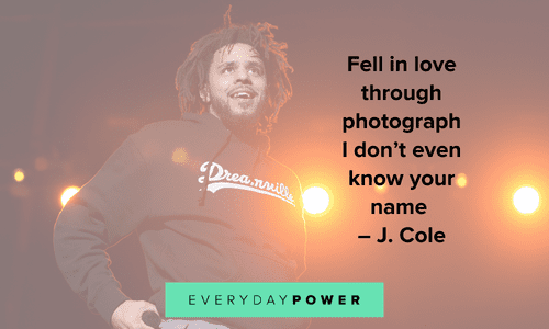 J. Cole quotes about falling in love