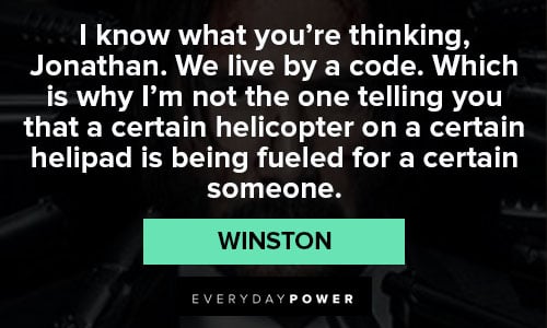 John Wick quotes about thinking