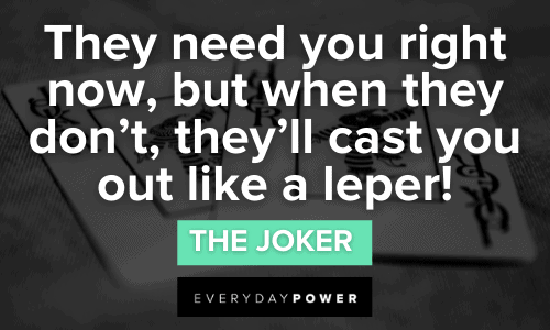 Joker quotes about life