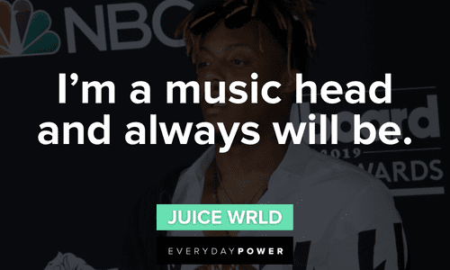 Juice WRLD quotes from his music