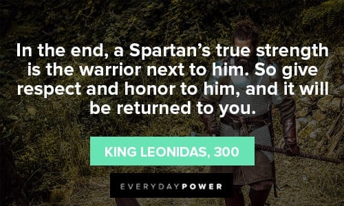 Spartan Quotes about Respect