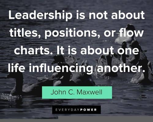 leadership quotes about leadership is not about titles, positions, or flow charts