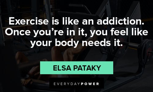 leg day quotes on exercise is like an addiction