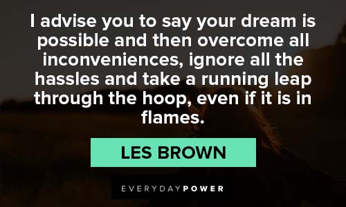 Inspiring Les Brown Quotes