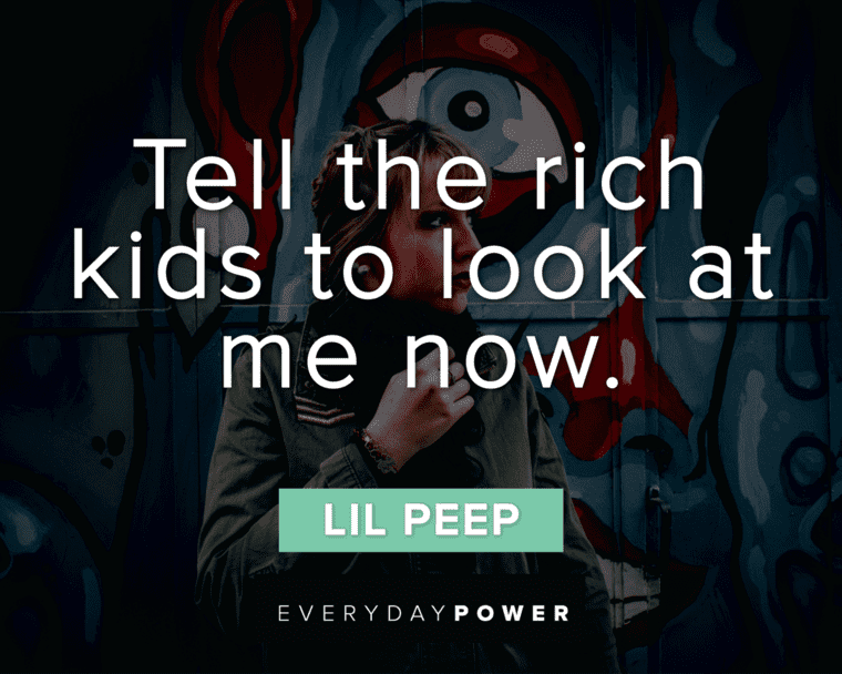 Lil Peep Quotes About Rich Kids