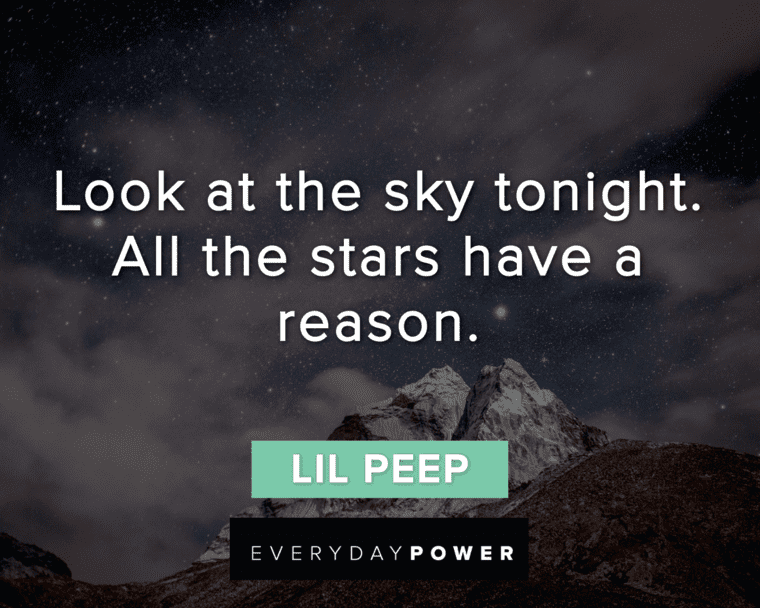 Lil Peep Quotes About Sky