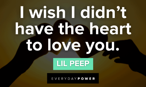 Lil Peep quotes about loving