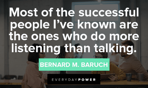 Listening Quotes About Successful People