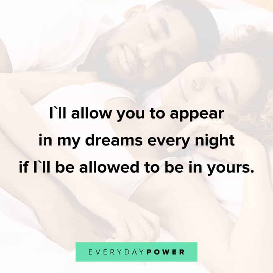 Love quotes for him about dreams