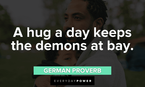 short Hug quotes