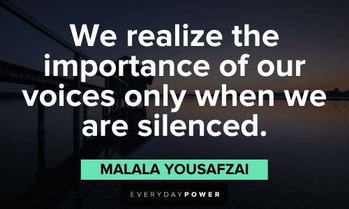 Malala Yousafzai Quotes and sayings