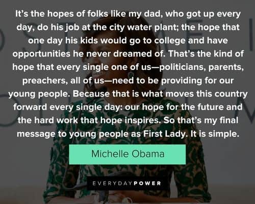 Wise and inspirational Michelle Obama quotes