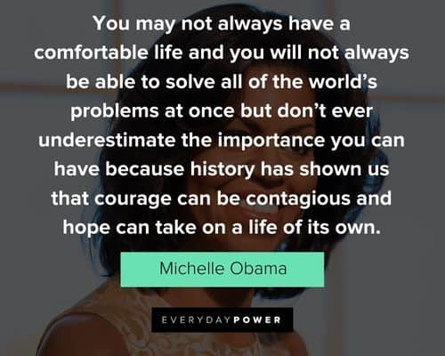 Michelle Obama quotes that will encourage you