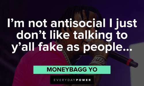 Moneybagg Yo Quotes about fake people