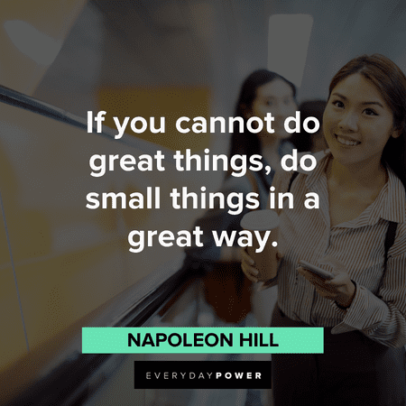 Motivational quotes of the day on doing great things
