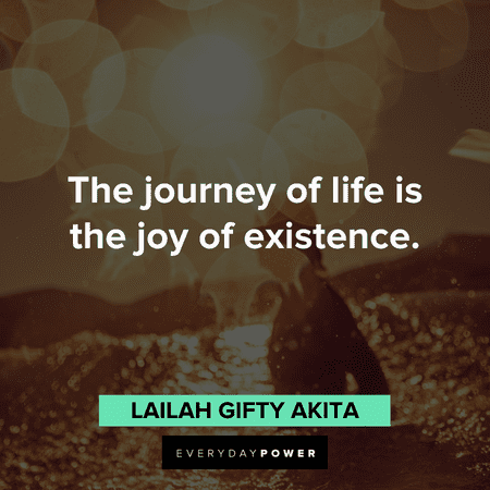 Motivational quotes of the day about the journey of life