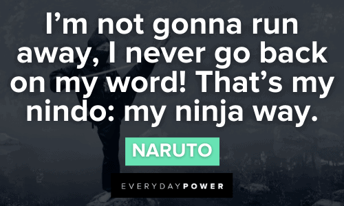 Inspirational Naruto Quotes