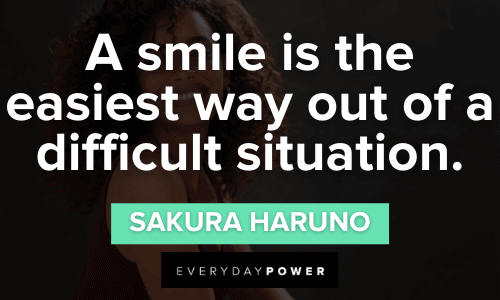 Naruto Quotes about smiling
