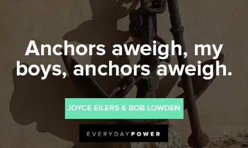 Navy quotes about Anchors