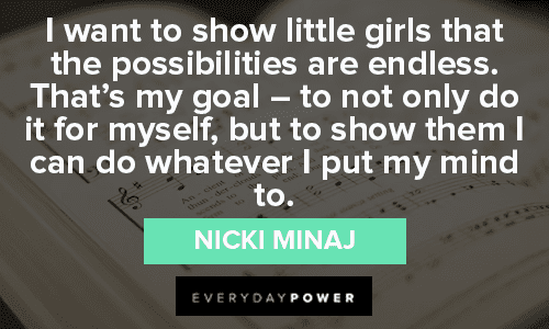 Nicki Minaj Quotes About Women Power