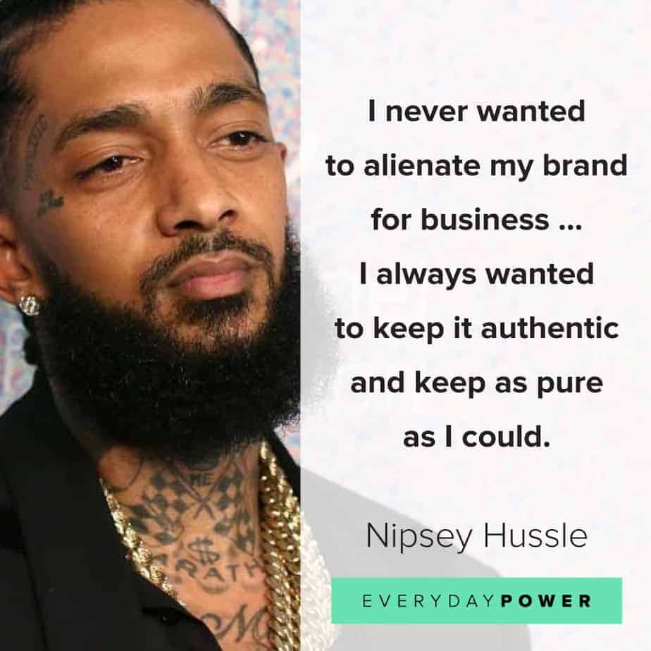 Nipsey Hussle quotes about rap music