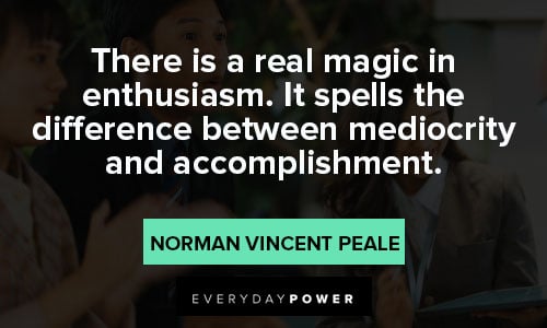 norman vincent peale quotes that mediocrity and accomplishment