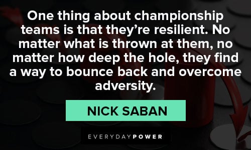 adversity quotes about championship teams