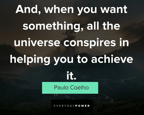 paulo coelho quotes about the universe