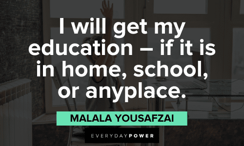 powerful Malala Yousafzai Quotes