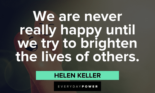 Helen Keller quotes about kindness