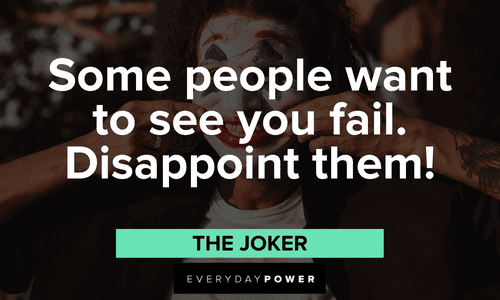 Joker quotes about disappointment