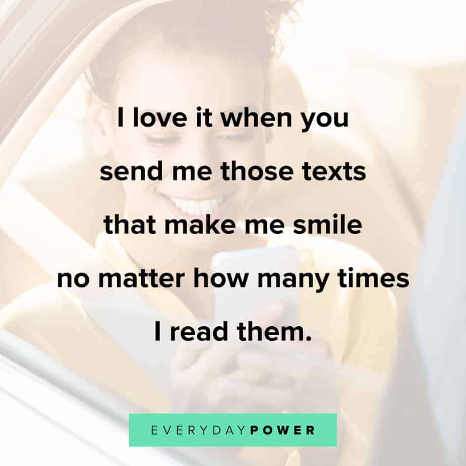 Love quotes for him to make him smile