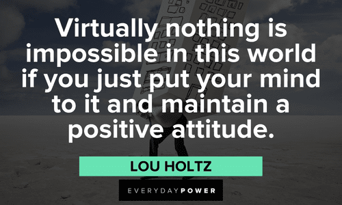 Wisdom quotes on positive attitude