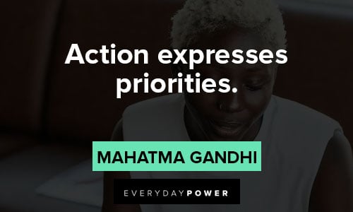 priority quotes about action