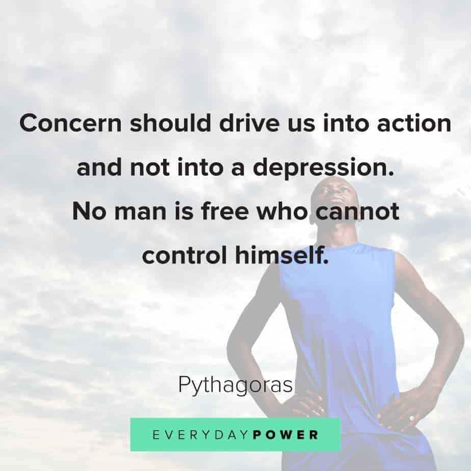 quotes about depression and self control